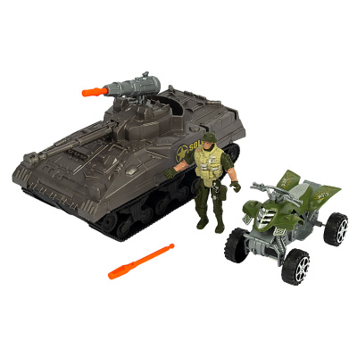 Игровой набор танк квадроцикл солдатик 1000488 1